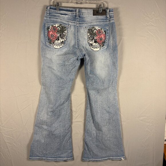 Sky Premium Collection Low Rise Flare Jeans 15/16– NWT - Picture 2 of 10
